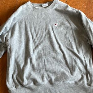 Champion grey crewneck